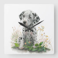 CUTE BLACK & WHITE DALMATIAN PUPPY DOG