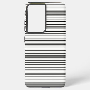 Cute black white stripes samsung galaxy case