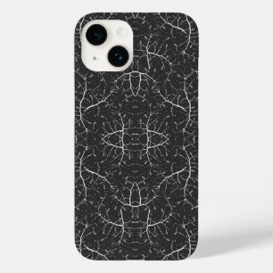 Cute black white tree pattern Case-Mate iPhone 14 case