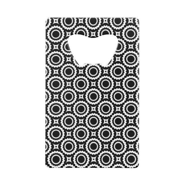 Cute black white zigzag circles design (Front)