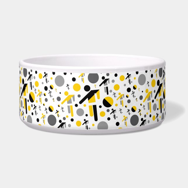Cute black yellow football silhouette pattern (Front)