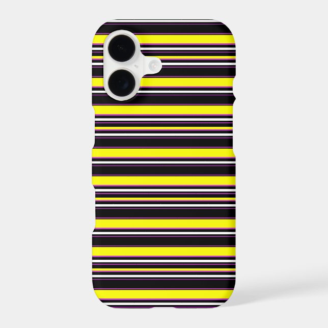Cute black yellow stripes (Back)