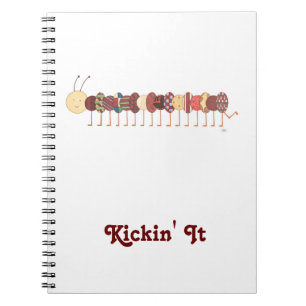 Cute Blank Notebook-Caterpillar #2-Erin Brie Art N Notebook
