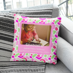 Cute Blobs Graduation Gifts for Kindergarteners Cushion