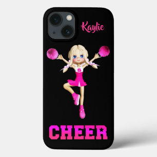 Cute Blonde Cheerleader Personalised      iPhone 13 Case