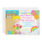 Cute Blonde Girl Bowling Birthday Party Invitation