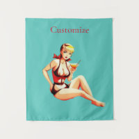 Cute Blonde Martini Bikini Girl Thunder_Cove 