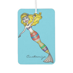 Cute Blonde Mermaid Thunder_Cove Air Freshener