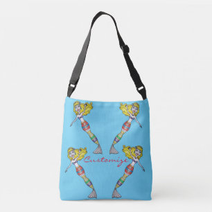 Cute Blonde Mermaid Thunder_Cove Crossbody Bag