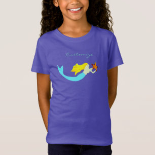 Cute Blonde Mermaids with Star Thunder_Cove T-Shirt