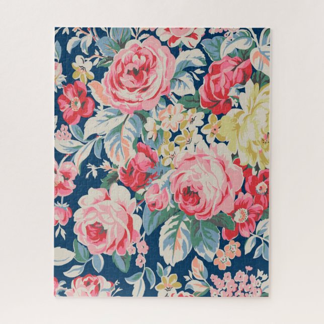 Cute Blooming Floral Jigsaw Puzzle (Vertical)