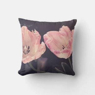 Cute Blooming Tulips -Personalised Cushion