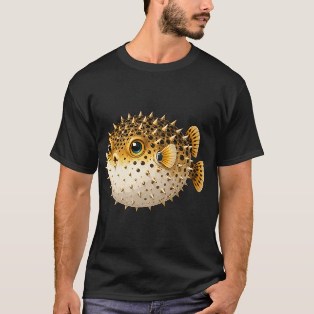 Cute Blowfish T-Shirt (Front)