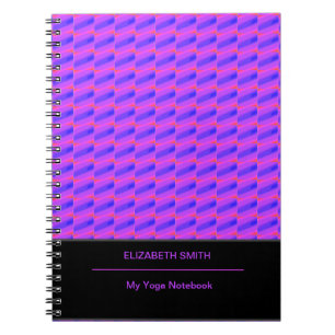 Cute Blue and Purple Pattern Notebook