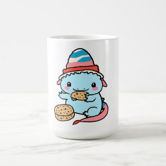 cute blue axolotls christmas coffee mug