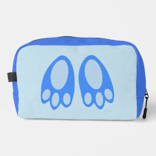 Cute Blue Baby Boy Bunny Feet Easter Dopp Kit