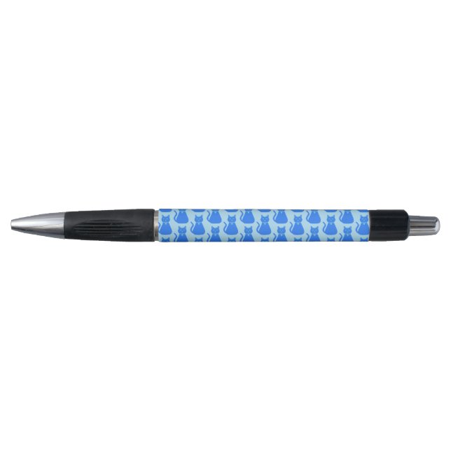 Cute Blue Baby Boy Cat Patterned (Front)