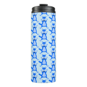 Cute Blue Baby Boy Fox Patterned Thermal Tumbler