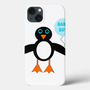 Cute Blue Baby Boy Penguin iPad Case
