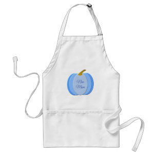 Cute Blue Baby Boy Pumpkin Custom New Mum Standard Apron