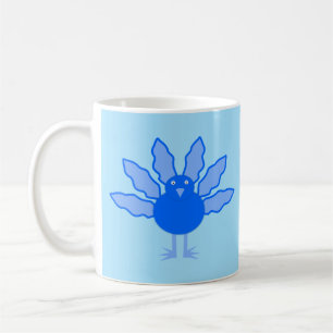 Cute Blue Baby Boy Thanksgiving Turkey Coffee Mug