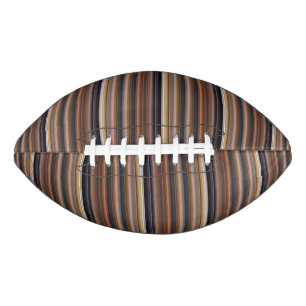Cute blue brown stripes american football