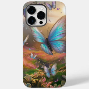 Cute Blue Butterfly Case-Mate iPhone 14 Pro Max Case