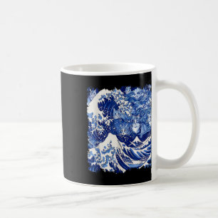 Cute Blue Cats Wave For Kamala Funny Blue Wave Of  Coffee Mug