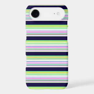Cute blue colourful stripes