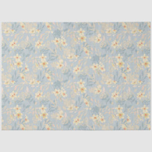 Cute Blue Daisy floral decoupage Tissue Paper