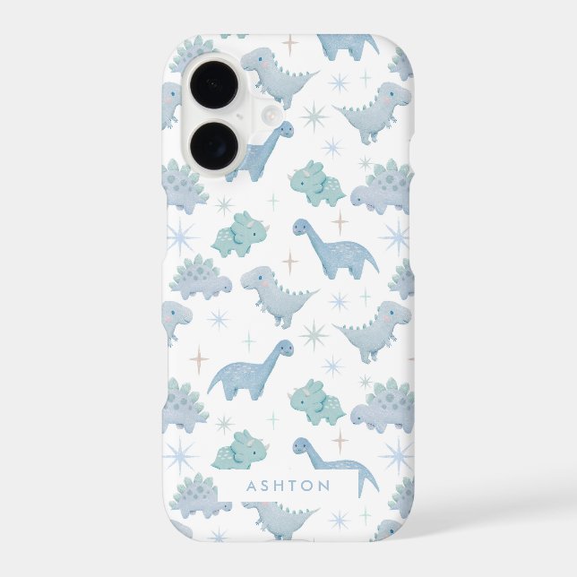 Cute Blue Dinosaur Pattern Boys (Back)