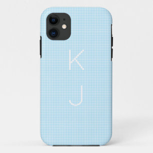 Cute Blue Dots Pattern iPhone Case