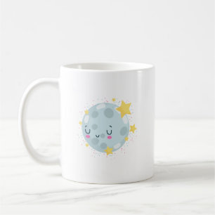 Cute Blue Earth Coffee Mug