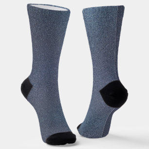 Cute blue glitter socks