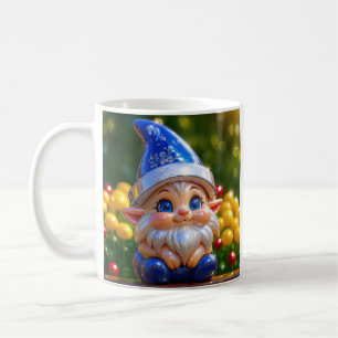 Cute Blue Gnome Coffee Mug