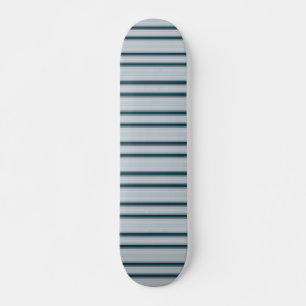 Cute blue gray stripes  skateboard