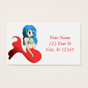 Cute Blue-haired Mermaid Thunder_Cove