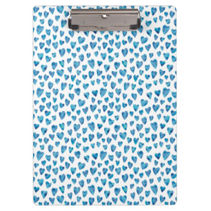 Cute Blue Heart Clipboard