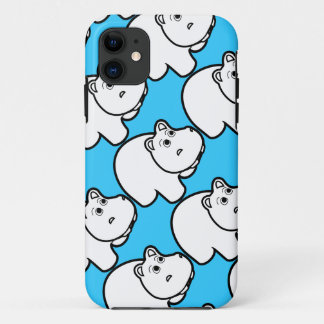 Cute Blue Hippo iPhone 11 Case