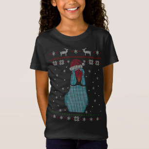 Cute Blue Indian ringneck, Alexandrine Parrot Ugly T-Shirt