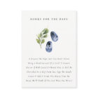 Cute Blue Leafy Shoes Books for Baby Shower