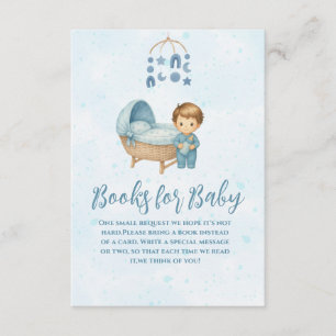 Cute Blue Mobile Crib baby cot books for baby Enclosure Card