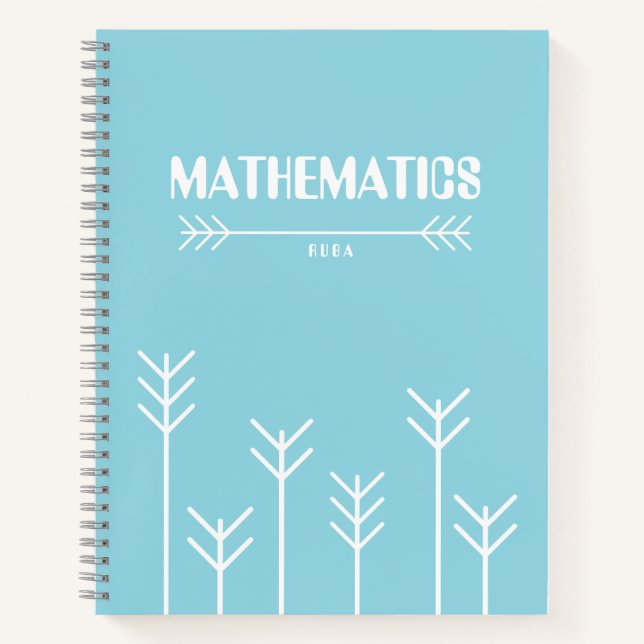 Cute Blue Notebook (Front)