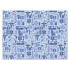 Cute Blue Nurse Doctor Medical Pattern