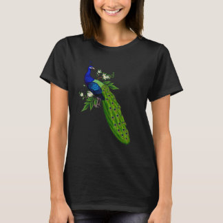 Cute Blue Peacock   Cute Birds Animal   Graphic T-Shirt