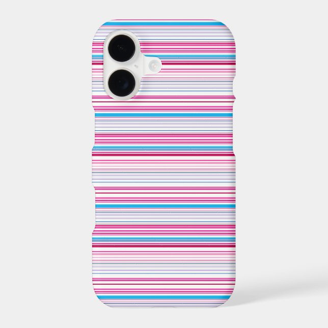 Cute blue pink stripes (Back)