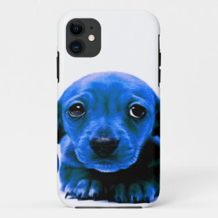 Cute Blue Puppy Dog Personalise IT iPhone 11 Case