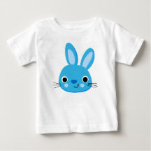 Cute Blue Rabbit Baby Boy T-shirt