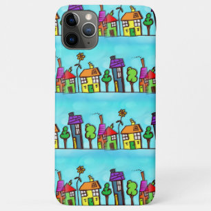 Cute Blue Real Estate Agent iPhone 11 Pro Max Case
