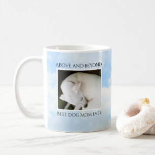 Cute Blue Sky Best Dog Mum Ever Photo Coffee Mug